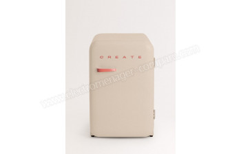 CREATE Retro Fridge 107L Terracotta Sable - A partir de : 460.95 &euro; chez Create chez Darty