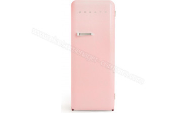 CREATE Retro Fridge 281L Argent Rose Pastel