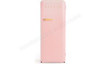 CREATE Retro Fridge 281L Bois Rose Pastel