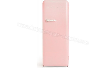 CREATE Retro Fridge 281L Marbre Rose Pastel