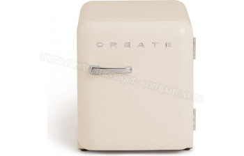 CREATE Retro Fridge 48L Argent Beige