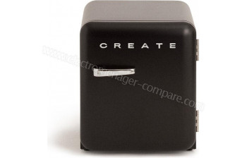 CREATE Retro Fridge 48L Argent Noir - A partir de : 310.95 &euro; chez Create chez Darty