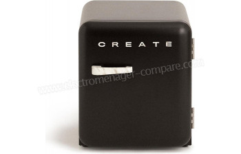 CREATE Retro Fridge 48L Marbre Noir - A partir de : 299.95 &euro; chez Create chez Cdiscount
