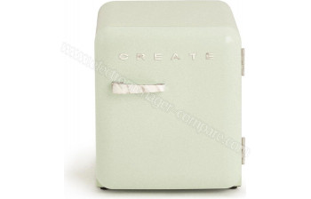 CREATE Retro Fridge 48L Marbre Vert Pastel