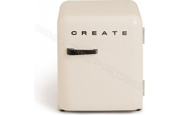 CREATE Retro Fridge 48L Black Beige - A partir de : 310.95 &euro; chez Create chez Darty