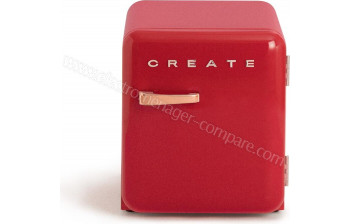CREATE Retro Fridge 48L Rose Gold Rouge