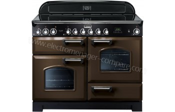 FALCON Classic Deluxe 110 Vitroc&eacute;ramique Chocolat Chrom&eacute;