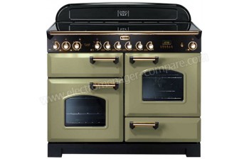 FALCON Classic Deluxe 110 Vitroc&eacute;ramique Vert Laiton - A partir de : 4759.00 &euro; chez Abribat Electromenager