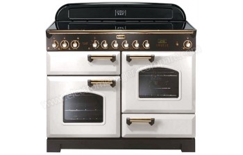 FALCON Classic Deluxe 110 Vitroc&eacute;ramique Blanc Laiton - A partir de : 4759.00 &euro; chez Abribat Electromenager