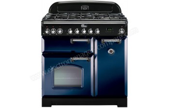 FALCON Classic Deluxe 90 DF Bleu Chrom&eacute; - A partir de : 3989.00 &euro; chez Abribat Electromenager