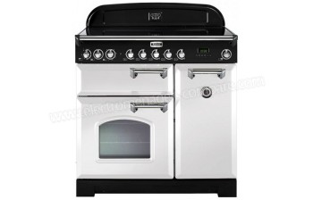 FALCON Classic Deluxe 90 Vitroc&eacute;ramique Blanc Chrom&eacute; - A partir de : 4399.00 &euro; chez Abribat Electromenager