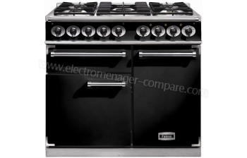 FALCON Deluxe 1000 DF Noir Chrom&eacute; Brillantes