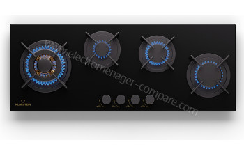 KLARSTEIN Goldflame 4 Slim Noir - A partir de : 332.99 &euro; chez Klarstein chez Cdiscount