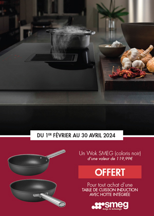 Bon Plan Smeg F�v./Avr. 2024 : Un Wok offert