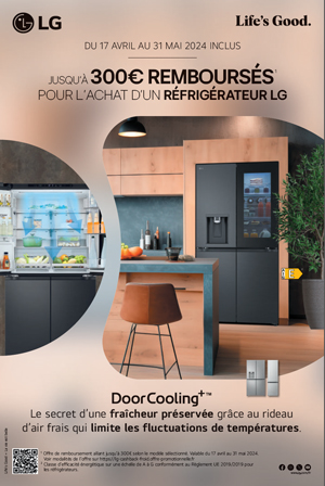 ODR R�frig�rateurs LG Avr./Mai 2024 : Le secret d�une fra�cheur pr�serv�e