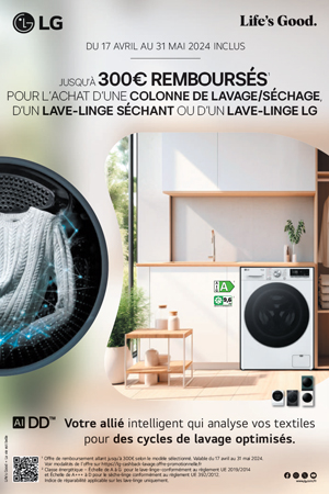 ODR Lavage LG Avr./Mai 2024 : Votre alli� intelligent qui analyse vos textiles