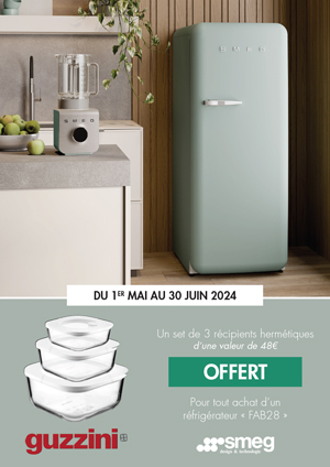 Bon Plan Smeg Mai/Juin 2024 : Un set de trois r�cipients herm�tiques offert