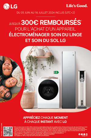 ODR Lavage LG Juin/Juill. 2024 : Appr�ciez chaque moment � chaque instant avec LG