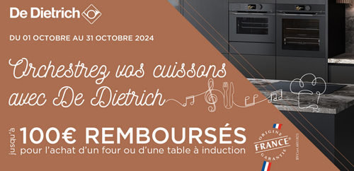 ODR De Dietrich / Boulanger Octobre 2024 : Orchestrez vos cuissons avec De Dietrich