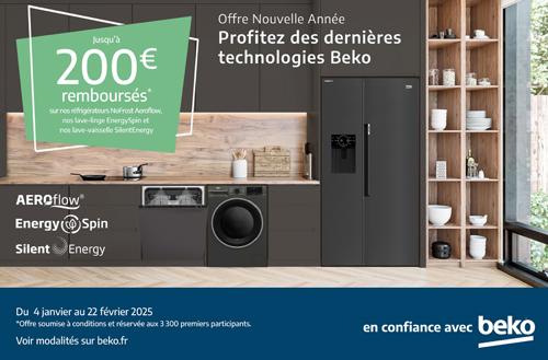 ODR Beko Janv./F�v. 2025 : Profitez des derni�res technologies Beko