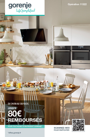 ODR Gorenje Sept./Oct. 2025 : Promos d'Automne