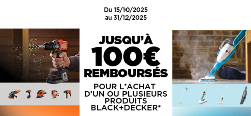 ODR Black & Decker Oct./D�c. 2025 : Offre No�l 2025