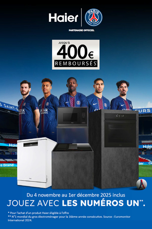 ODR Cuisson/Lave-vaisselle Haier Nov./D�c. 2025 : Jouez avec les num�ros Un