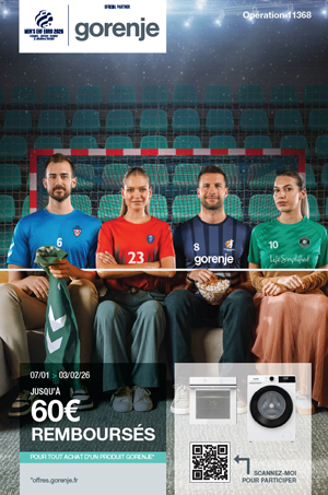 ODR Gorenje Janv./F�v. 2026 : Soldes Hiver Handball