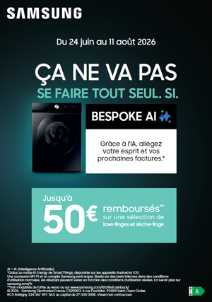 ODR Samsung Lavage Juin/Ao�t 2026 : �a ne va pas se faire tout seul. Si.