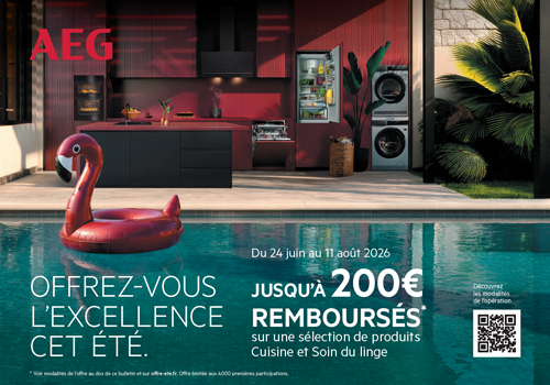 ODR AEG Juin/Ao�t 2026 : Offrez-vous l'excellence cet �t�