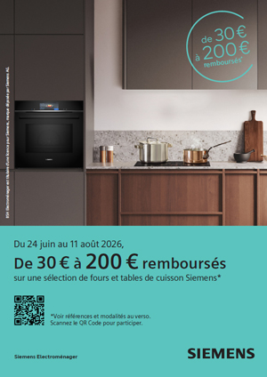 ODR Siemens Juin/Ao�t 2026 : Offre Cuisson 2026
