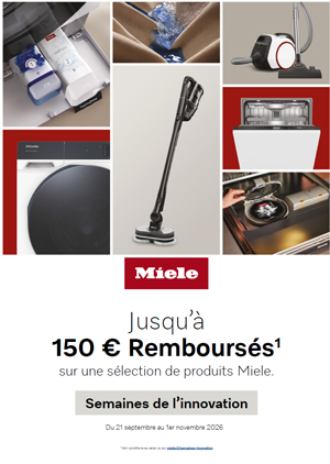 ODR Miele Sept./Nov. 2026 : Semaines de l'innovation