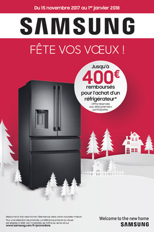ODR Samsung : Fête vos voeux / Réfrigérateur