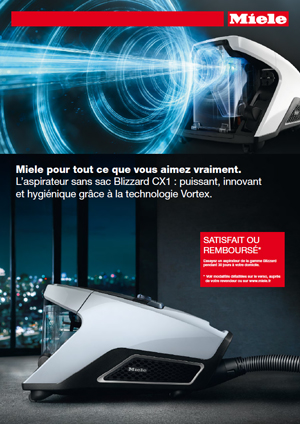 Bon Plan Miele : Op�ration Blizzard CX1 Satisfait ou Rembours� (Offre Prolong�e)