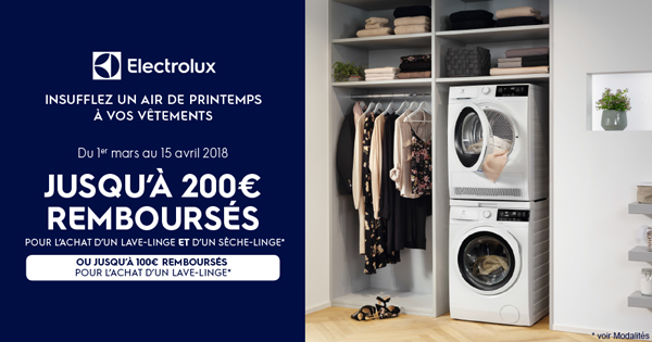ODR Electrolux : Insufflez un air de Printemps � vos v�tements