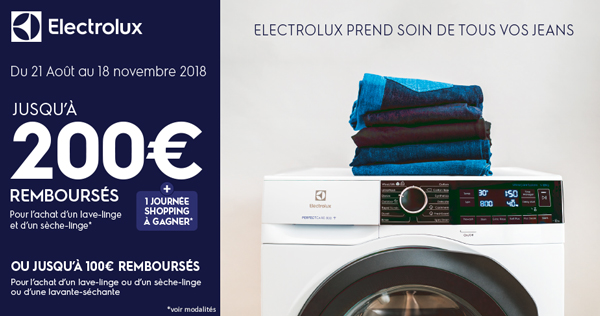 ODR Electrolux : Electrolux prend soin de tous vos jeans