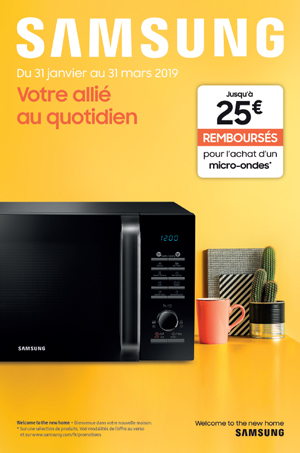 ODR Samsung Micro-ondes Janv./Mars 2019 : Votre alli� au quotidien