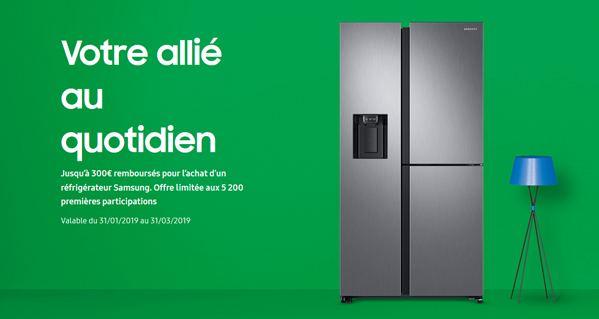 ODR Samsung R�frig�rateur Janv./Mars 2019 : Votre alli� au quotidien