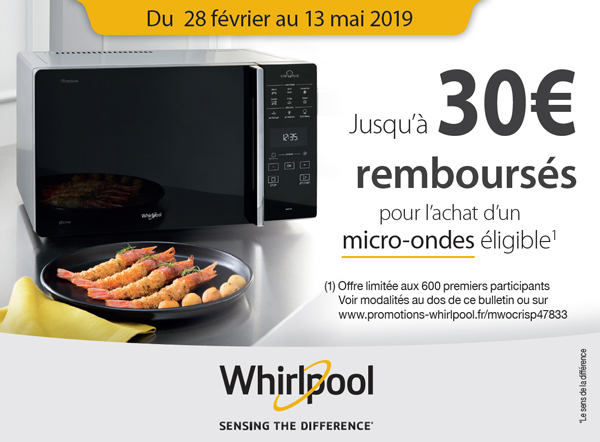 Micro-ondes posable Whirlpool - MWP 251 SB