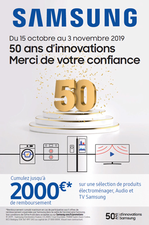 ODR Samsung Oct./Nov. 2019 : 50 ans d'innovations Froid