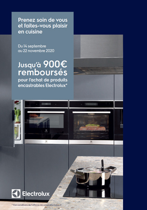 ODR Electrolux Sept./Nov. 2020 : Prenez soin de vous et faites-vous plaisir en cuisine !