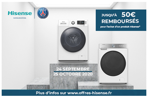 ODR Hisense Sept./Oct. 2020 : Jusqu'� 50� rembours�s