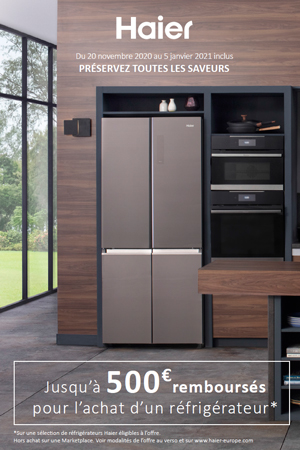 ODR Haier Nov./Janv. 2021 : Pr�servez toutes les saveurs