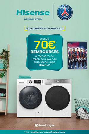 ODR Hisense Janv./Mars 2021 : Jusqu'� 70� rembours�s
