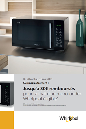 ODR Whirlpool Avr./Mai 2021 : Cuisinez autrement