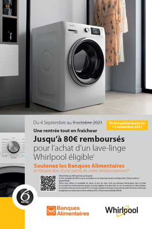 ODR Whirlpool Sept./Nov. 2021 : Une rentr�e tout en fra�cheur (Offre Prolong�e)