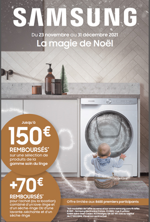 ODR Samsung Lavage Nov./D�c. 2021 : La magie de No�l