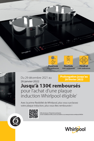 ODR Cuisson Whirlpool D�c./F�v. 2022 : D�couvrir le plaisir d'une cuisson � la perfection