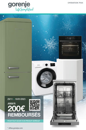 ODR Gorenje Janvier 2023 : No�l Electrom�nager