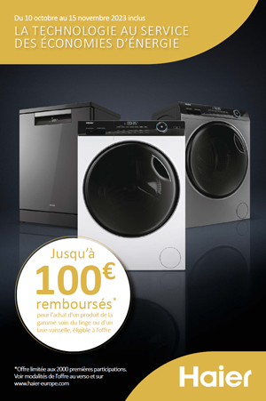 ODR Haier Oct./Nov. 2023 : La technologie au service des �conomies d'�nergie